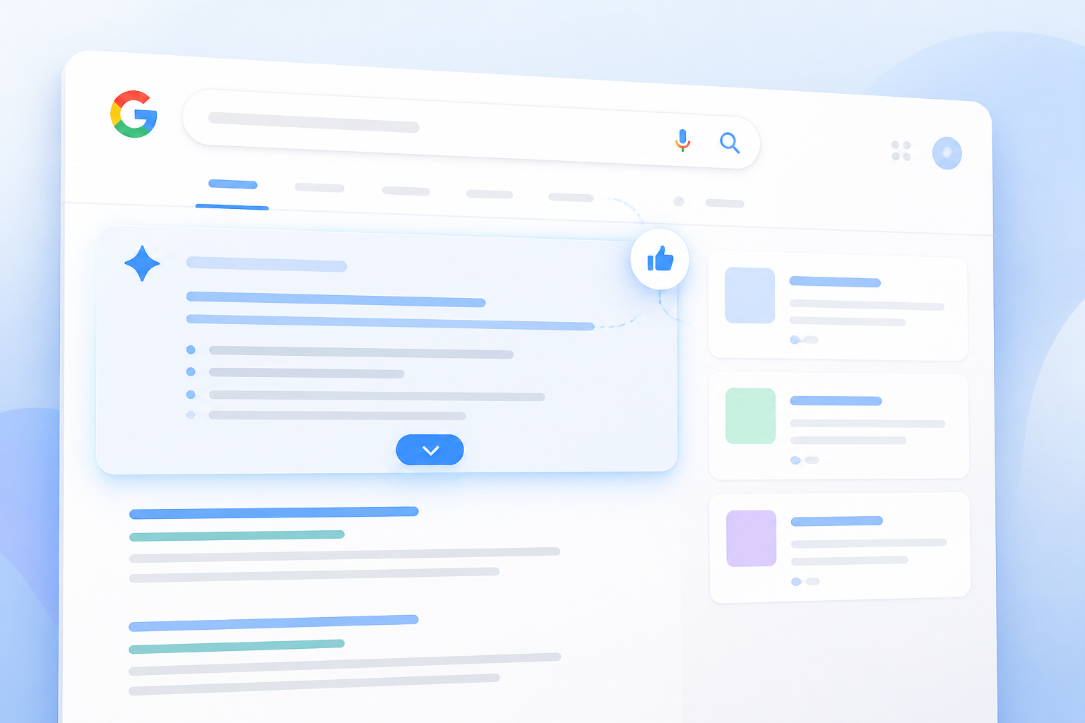 AI Overviews の表示例